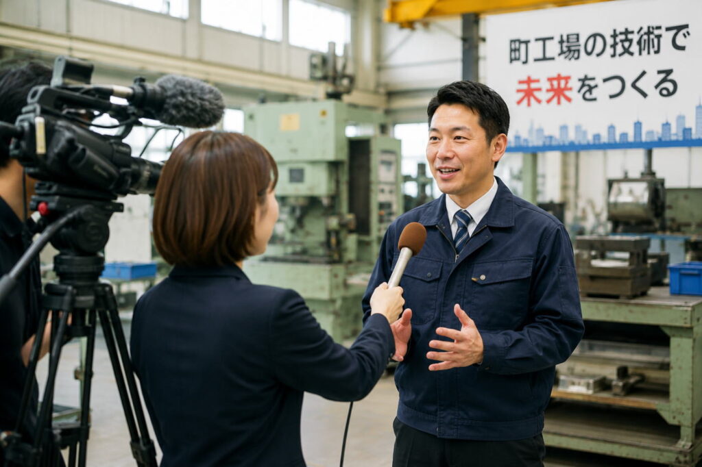 なぜ無名企業でもテレビ取材されるのか