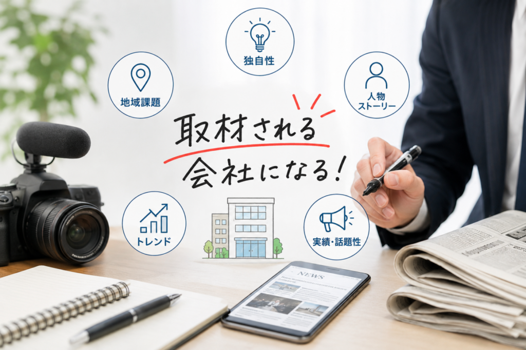 中小企業が取材される切り口5選