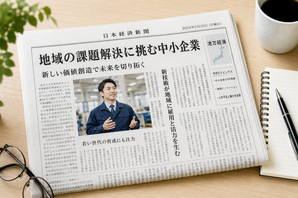 新聞に載る会社の共通点
